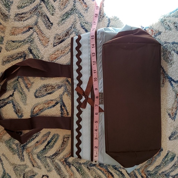 Blue & Brown Diaper Bag - Picture 7 of 10